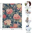thumbnail image 4 of Pioneer Flower Blanket,Comfortable Soft Flannel Throw Blanket,All Season,Warm Lightweight Blankets for Sofa Bed Couch Living Room Chair,30"x40"(80x100cm), 4 of 4