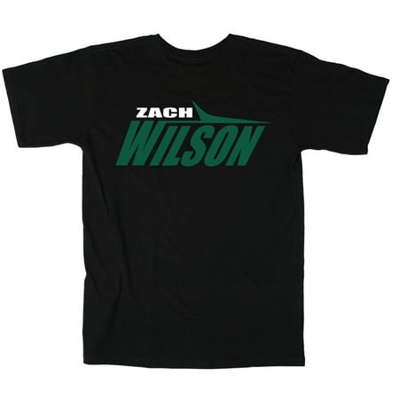

Black Zach Wilson Jets Black Stealth Logo T-shirt TODDLER