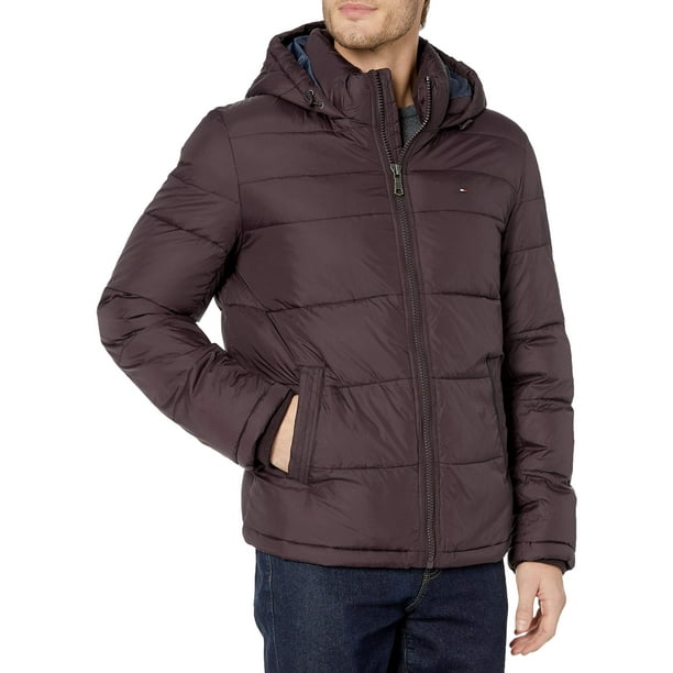 Chaqueta Tommy Hilfiger Classic con capucha acolchada para hombre Port