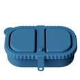 thumbnail image 1 of Super Practical! Silicone Double Compartment Snack Container In A Variety Of Colors For Family Gatherings And Outdoor Trips. Divided Storage Containers Glass Flour Container Large Storage Storage, 1 of 6