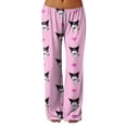 thumbnail image 2 of Anime Pajamas Pants Women Cartoon Family Christmas Pajama Pants Kawaii Flannel Pajama Pants, 2 of 5
