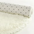 thumbnail image 3 of Dwelke Fluffy Rugs for Bedroom,Shag Cute Area Rug for Girls/Boys and Kids Baby Room Home Decor,Oval Indoor Carpet for Nursery Dorm Living Room 2.6'x5.3'Cream White, 3 of 6