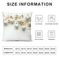 thumbnail image 5 of MDO  Christmas Throw Pillow Covers 18x18 in Short Plush Fluffy Square Farmhouse Pillow Cover with Zipper Print Trendy Theme Pillow Case Protector for Couch Sofa Bed Living Room Decorations Gifts, 5 of 5
