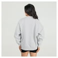 thumbnail image 2 of Women's Gameday Couture  Ash Kansas City Chiefs Fierce Focus Premium Oversized Fleece Pullover Sweatshirt, 2 of 4