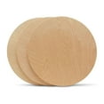thumbnail image 5 of Wood Circle Disc 7 inch Diameter, 1/2 inch Thick, Birch Plywood, Pack of 5 Unfinished Round Wooden Circles for Crafts by Woodpeckers, 5 of 7