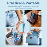 GENKENT Floss Threaders, Dental Floss Threaders for Braces, Bridges, and Implants for Oral Health, 200 Pcs, Blue