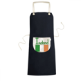 thumbnail image 1 of Ireland National Flag Green Pattern Apron Bib Sarong Cooking Baking Kitchen Pocket Pinafore, 1 of 3