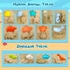 thumbnail image 3 of Juego de juguetes Beach Toy Life Dinosaur Sand para niños pequeños, 29 unidades, 3 of 9