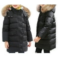 thumbnail image 2 of Kids Girls Winter Hooded Down Coat Jacket Padded Overcoat Stylish Clothing, 2 of 4