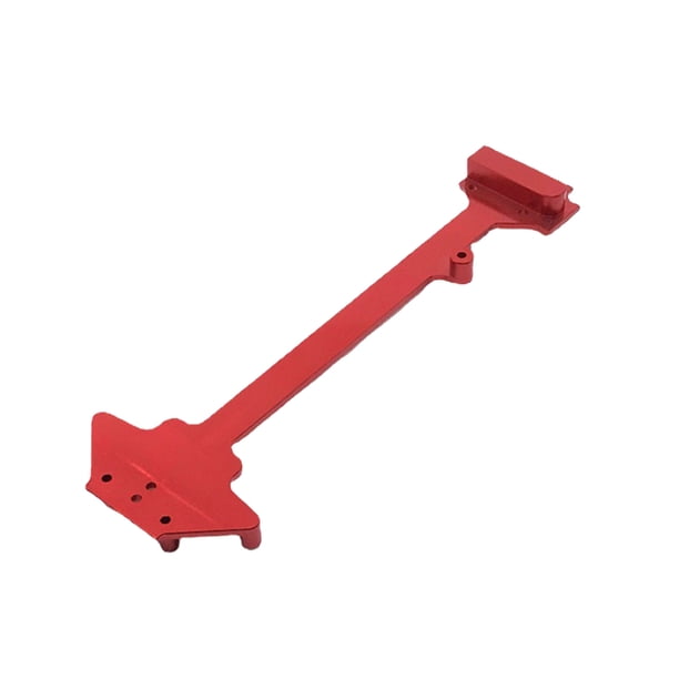Vogacara Placa de segundo piso para coche teledirigido, placas de Metal para vehículo, modificación de juguete para automóvil, repuesto de repuesto Kits de construcción modelo Rojo Vogacara FN012232-02B