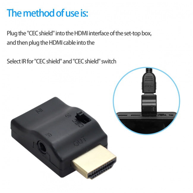 Mediate Hollow fløjte CY Remote Controlled HDMI 2.0 IR Adapter with CEC ARC Function HDCP  Compliant Support to Close CEC - Walmart.com