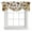 Brown, variant on Tie Up Valances for Windows, Western Cowboys Adjustable Valance Curtains Window Treatment for Living Room, Brown Vintage Country Cactus Rod Pocket Kitchen Curtains & Drapes 42x18 Inch