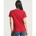 thumbnail image 4 of Real Essentials 4 Pack: Women's Classic-Fit Cotton Short-Sleeve V-Neck T-Shirt (Available in Plus Size), 4 of 6