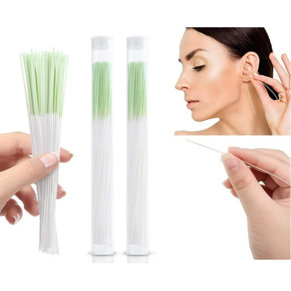 120 Earrings Earhole Cleaner Earhole Dental Floss Perforation Earhole Cleaning Thread, Perforation Care Cleaning Tool