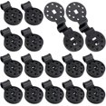 thumbnail image 1 of Clips de Filet de Protection Solaire Noirs 50 Pièces - Clips de Fixation pour Tissu de Clôture, Tissu Coupe-Vent et Filet d'Ombrage, 1 of 5