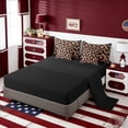 thumbnail image 3 of Erosebridal Brown Rugby Stars Print 7-Piece Twin Bedding Sets,American Ball Football Theme Bedding Comforter Set For Kids,Reversible black, 3 of 7