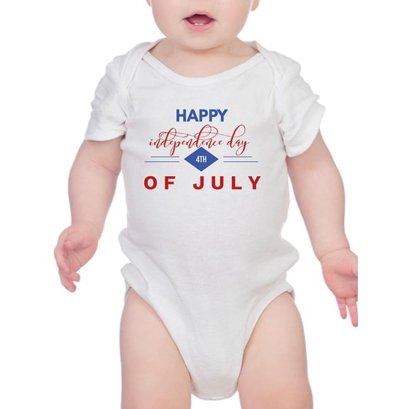 Happy Independence Day 4Th. Bodysuit Infant -Image by Shutterstock, 6 Months