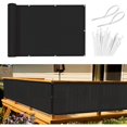 thumbnail image 1 of 100 x 400 cm, balcony protection for privacy, wind and UV protection,, 1 of 4
