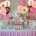 thumbnail image 4 of Haooryx Cute Bear Print Balloons Set 12 Inches Pink Rose Red 52Pcs, 4 of 6