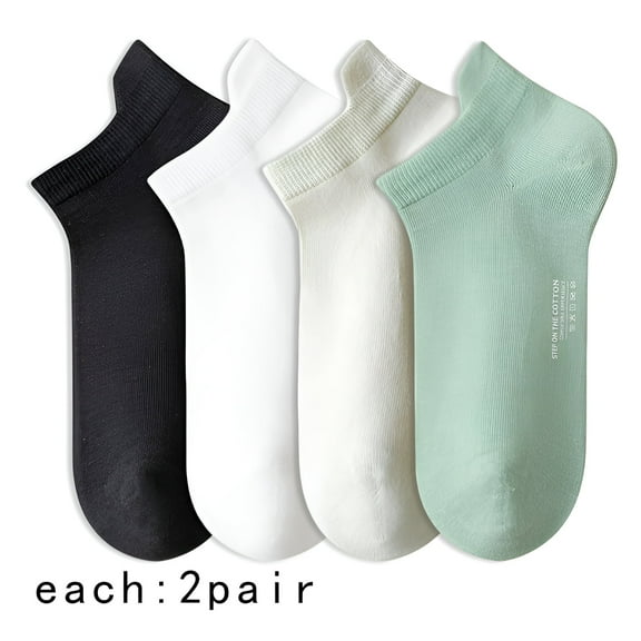 TELOLY 10Pairs Ankle Socks for Women,Cotton Women'S Socks Size 9-11,Women'S Ankle Socks