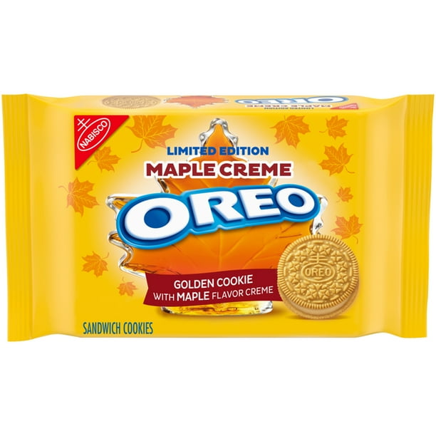 OREO Golden Maple Creme Sandwich Cookies, 1 12.2 oz Packs Walmart
