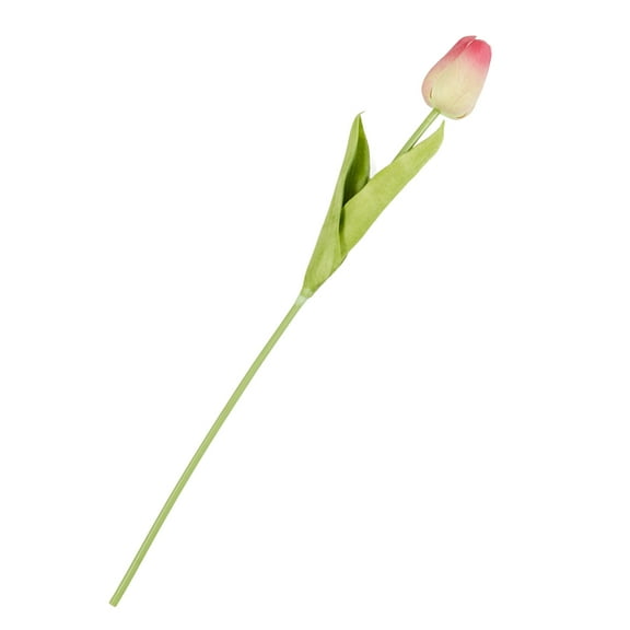 Package of 6 Realistic Spring Faux Purple Hybrid Tulip Stems