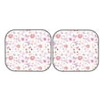 thumbnail image 7 of Fotbe Retro Floral 2-Piece Car Windshield Sun Shade | Sun Blocker for Car Windshield | Foldable Automotive Interior Accessories for Sun Protection-Large, 7 of 7