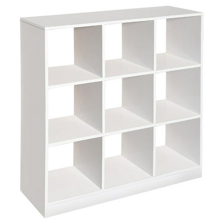 Badger Basket - 9 Cubby Storage Unit, White