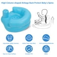 thumbnail image 3 of Silla Inflable Para Bebé, A Prueba De Fugas, Suave, Evita Resbalones, Sofá Infantil Inflable Con Bomba De Aire Incorporada Para Sentarse Y Aprender A Bañarse, 3 of 7
