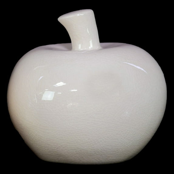 Urban Trends Ceramic Apple Figurine with Thick Stem