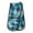 Blue Fan-shaped Shapes, variant on 35" x7" Double Oven Mitt Heat Resistant Oven Gloves Withstands Up to 200°C for Kitchen Baking & BBQ Yellow and White Checkered Squares