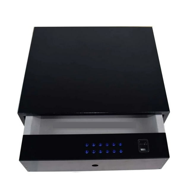 Intelligent File Cabinet Storage Drawer Digital Fingerprint Hotel Home Electronic Metal Safe Box ,Strong Secure