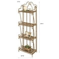 thumbnail image 3 of Mazie Paisley Etagere Antique Gold Antique Gold, 3 of 5