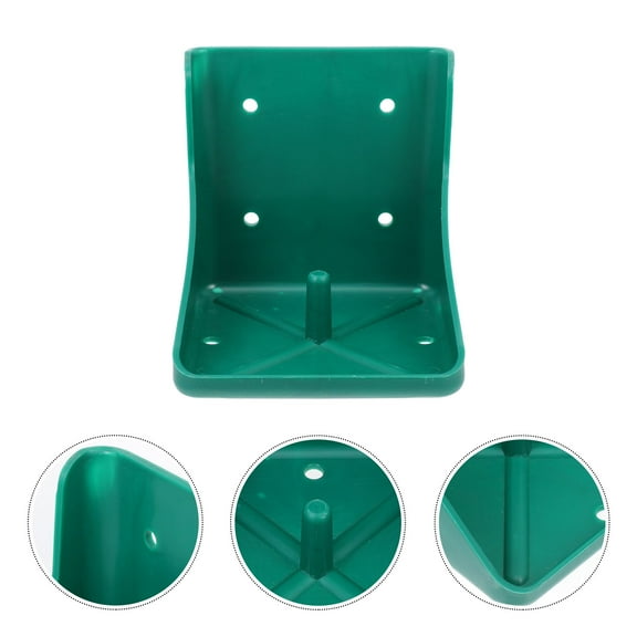 Hytrove 1Pack Green PP Cube Salt Brick Box for Sheep Mineral Block and Livestock Feeding 7.86x7.86x7.86in