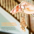thumbnail image 6 of Pretyzoom Crystal Beaded Keychain with Golden Accents, Stylish and Key , 1 Piece, 6 of 7