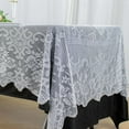 thumbnail image 3 of Efavormart 60"x108" Premium Lace White Rectangular Oblong Tablecloth For Banquet Party Wedding Event Home Decoration, 3 of 11