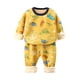 thumbnail image 1 of Gibobby Conjunto para bebé Niñas Niños pequeños bebés Niñass niños Otoño Invierno dibujos animados estampado algodón manga larga pantalones pulóver ropa de dorm(G, 4-5 Años), 1 of 3