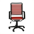 thumbnail image 2 of Eurostyle Chaise de Bureau Plate à Dossier Haut en Rouge, 2 of 4