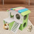thumbnail image 6 of Walbest Hamster Pets Hiding Place,Hamster Hiding House, Snail House,Ladder,Seesaw Suitable for Gerbils,Purple Mouse Chewing Toys,Hamster Cage Accessories, 6 of 8