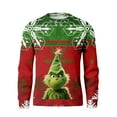 thumbnail image 4 of Christmas T Shirt for Men Mens Ugly Christmas Sweater Funny Hot Pink XXXXL, 4 of 4