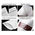 thumbnail image 2 of 100 Bolsa Stand Up Pouch Kraft Pie Ventana Resellable 100gr, 2 of 5