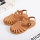 thumbnail image 4 of Sandalias de punta para niños, primavera y verano, zapatos de suela blanda con agujeros para niños y niñas, zapatos planos de gelatina, zapatos para bebés y niños pequeños, 4 of 6