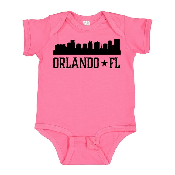 Inktastic Orlando Florida Skyline City Boys or Girls Baby Bodysuit