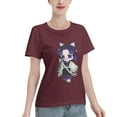 thumbnail image 2 of Women's Basic Short Sleeve T-Shirt Demon Slayer Butterfly Ninja, 2 of 6