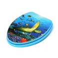 thumbnail image 5 of Topseat 3D Ocean Series Elongated Toilet Seat, 5 of 6