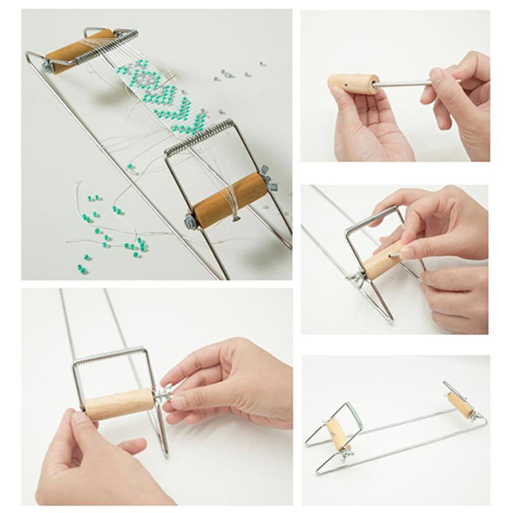 Bead Loom, Metal Jewelry Loom Beads Loom for Weaving Bracelet