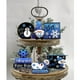 thumbnail image 3 of Layered Wooden Tray Candy Ornament Decoration, Desktop Christmas Tray, 2-Tier Style, Foldable Portable, Wooden Base, for Office Home Decor, High Volume Search Volume Keywords, 3 of 5