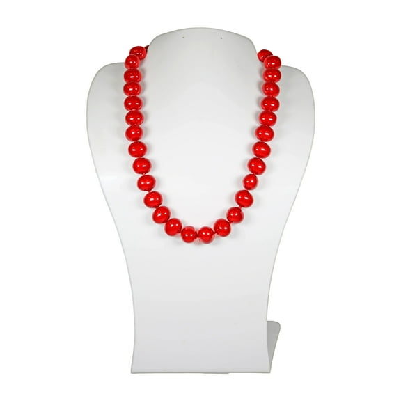 MGR! My Gems Rock Red Colored Mother Of Pearl Necklace, 1 Count
