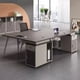 thumbnail image 2 of Big Upgrade Computer Table Storage Matt Modern Executive Reading Office Desk Study Drawers Escritorios De Ordenador Furniture My Lux Decor Round, 2 of 24