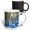 Multicolor, variant on 3drose, Winter Forest and Stream in Snow, 11oz Two-tone Green Mug